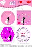 Adesivos para pista de dança